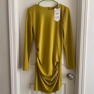 Mustard yellow Zara dress